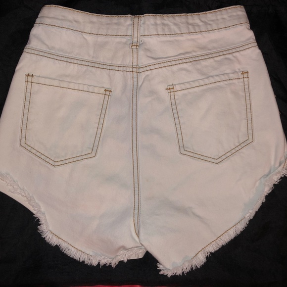 WINDSOR HIGH WAISTED EMBELLISHED SHORTS - Picture 2 of 4